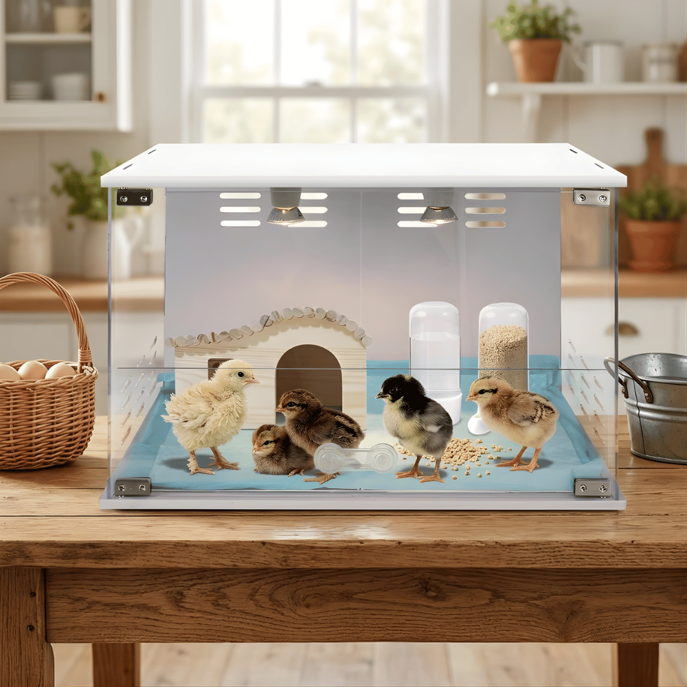 Chick brooder box