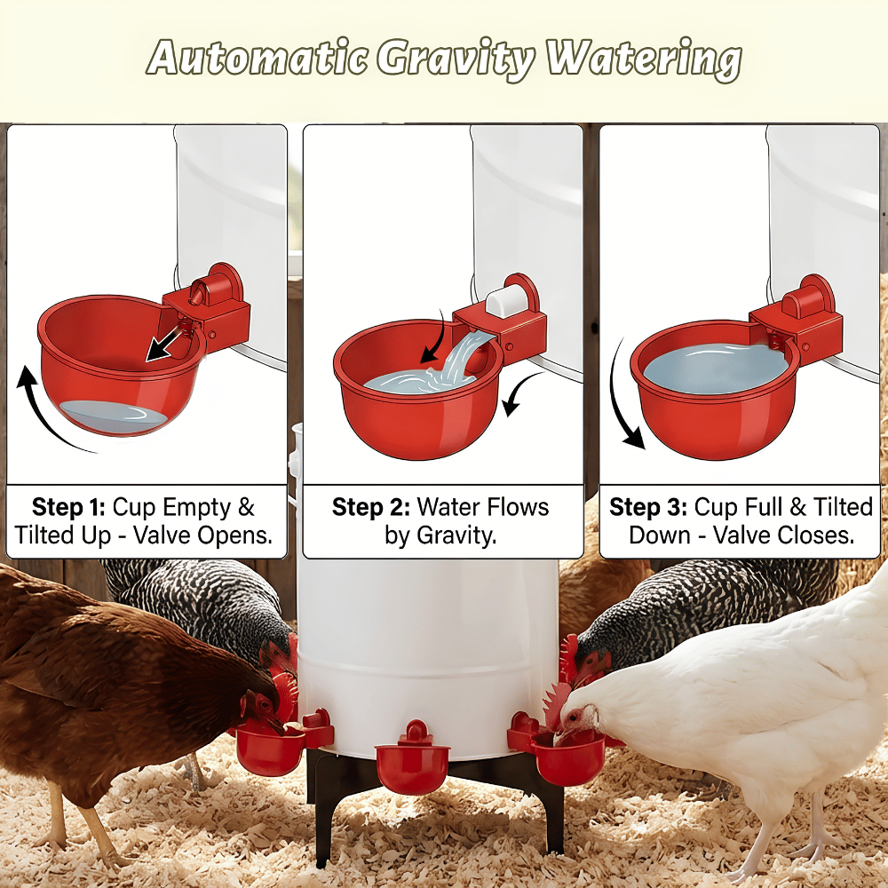 Coop Master Feeder & Waterer Duo Set