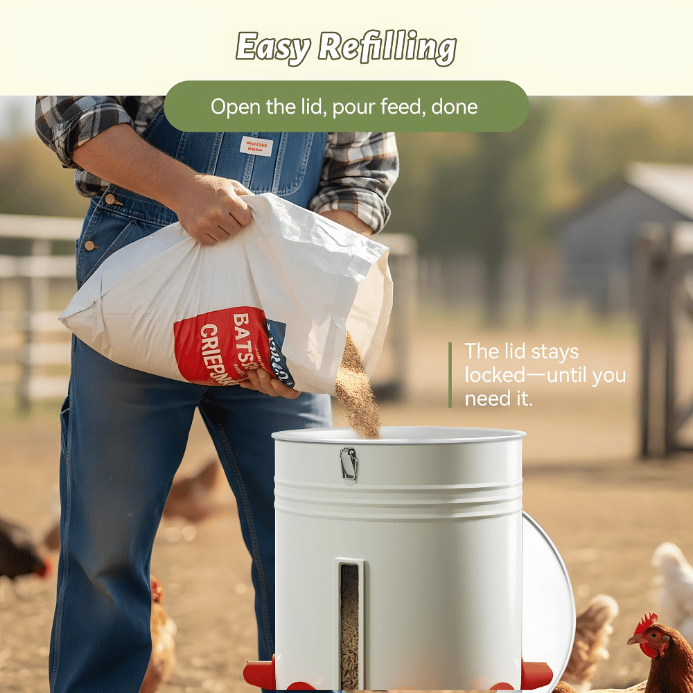 Coop Master Feeder & Waterer Duo Set