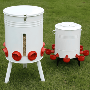 Coop Master Feeder & Waterer Duo Set